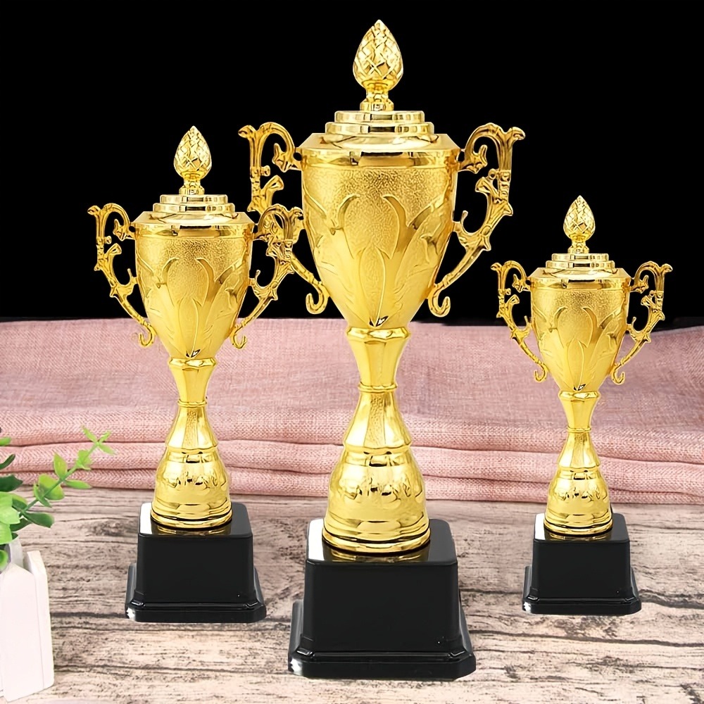 Gold Trophy Personalized Gold Award for Events and Competitions